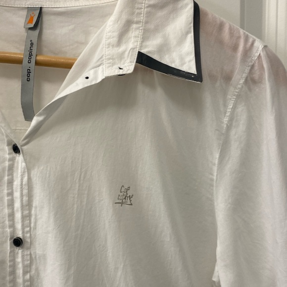 COP.COPINE Button Down White Blouse - Picture 5 of 11